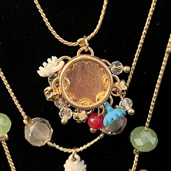 Betsy Johnson Multi-Color Beaded Necklace - Picture 6 of 8